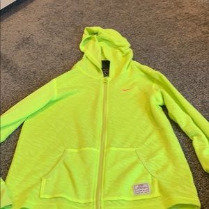 NIKE zip up light hoodie